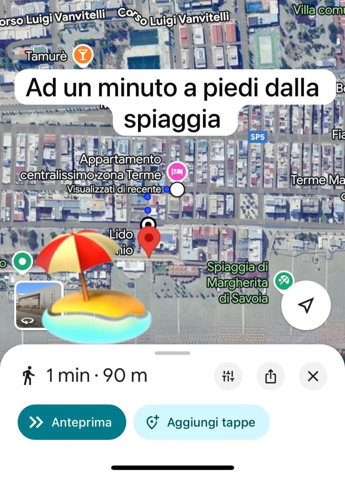 Appartamento Centralissimo Zona Terme Маргерита-ди-Савойя Экстерьер фото